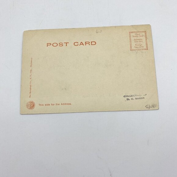 Vtg Lake George NY Postcard Black Mt From Paradise Bay Canoeing Undivided Back - Picture 6 of 9